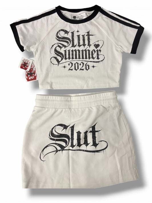 S.S Vintage Crop & Skirt