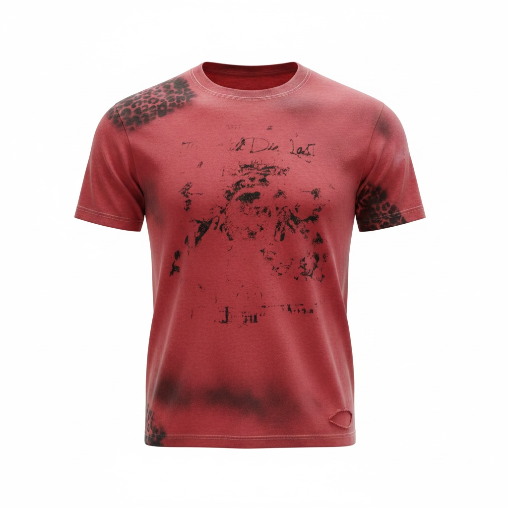 Vintage Red “The Wilde Die Young”