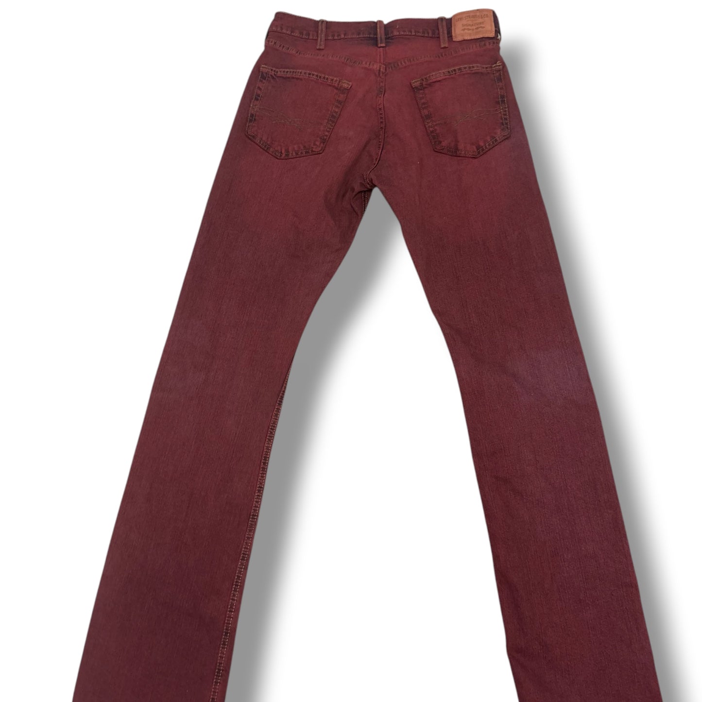 Vintage Red Jeans