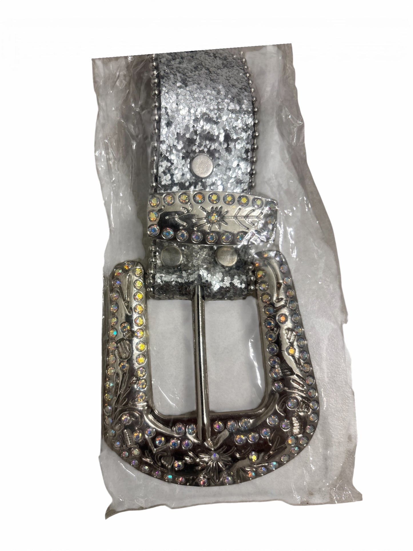 Vintage White Rockstar Belt