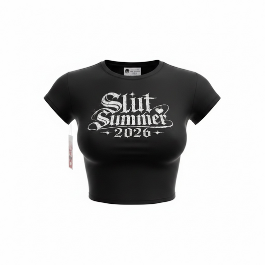S.S 2026 Vintage Crop Top