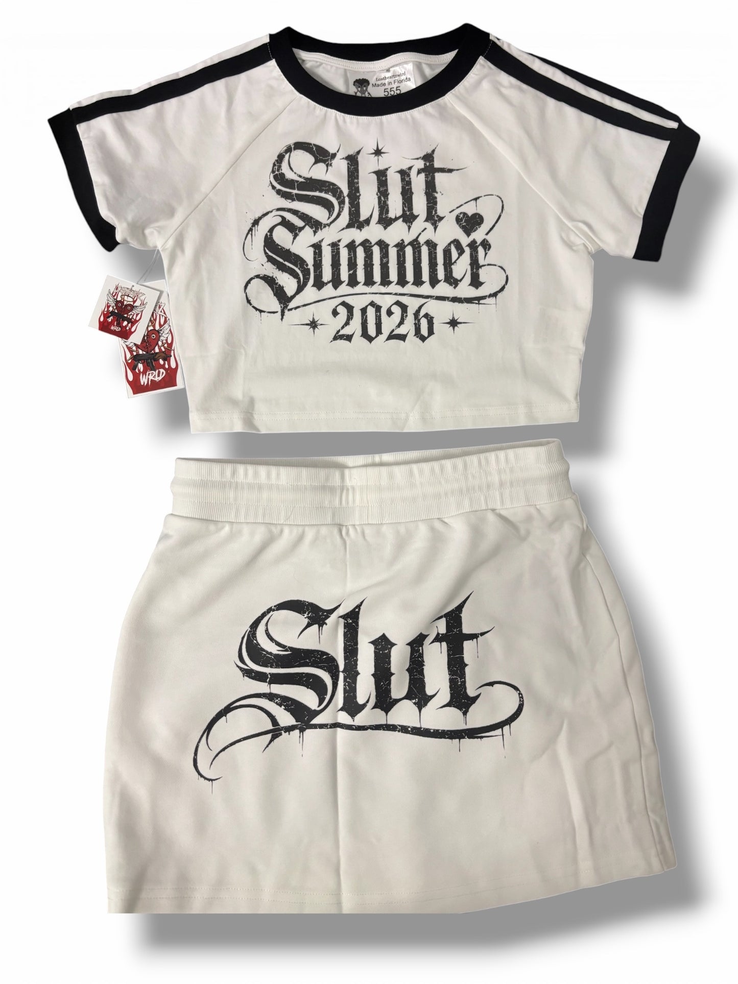 S.S Vintage Crop & Skirt