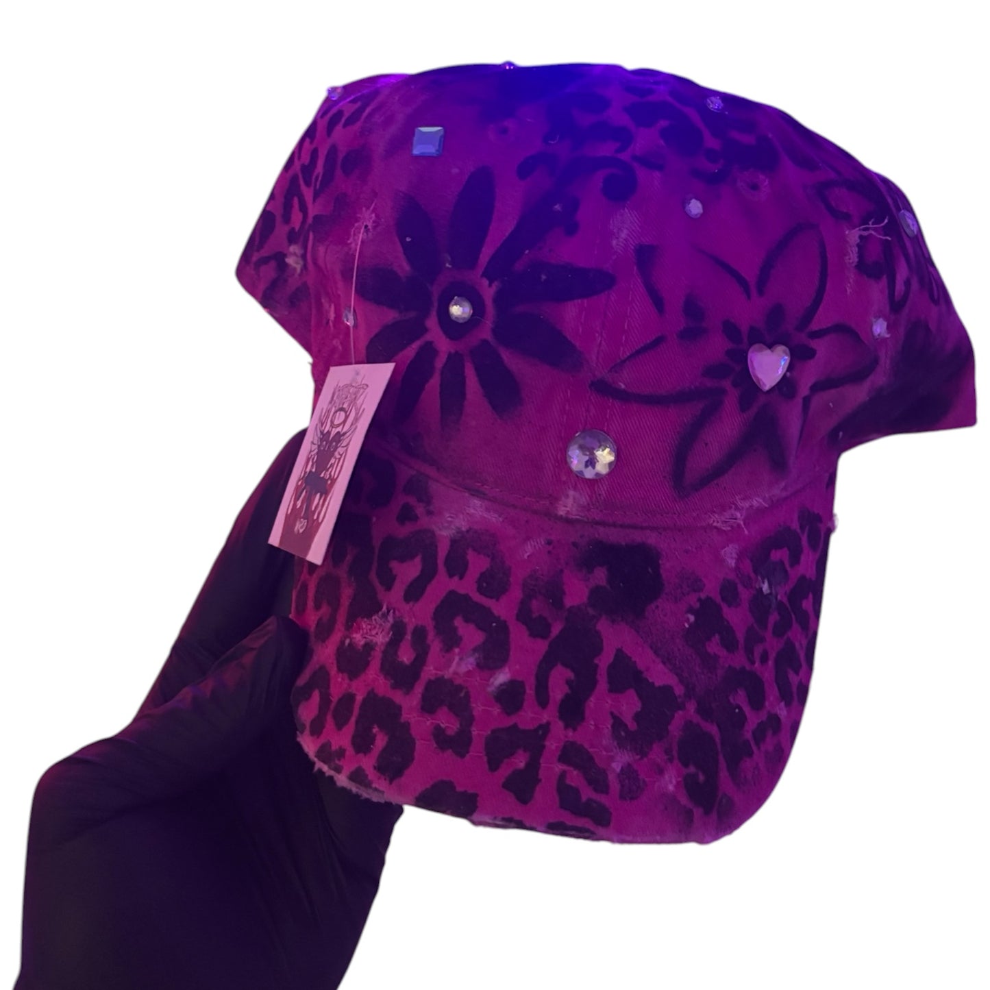 Vintage Flower Pony Tail Hat