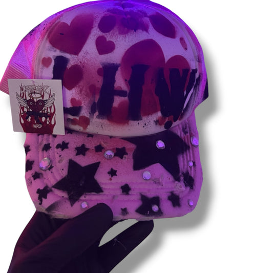 Vintage Graffiti Luver Hat